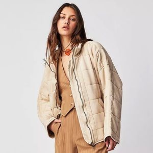 NEW FREE PEOPLE DOLMAN QUILTED JACKET Size Medium NWT